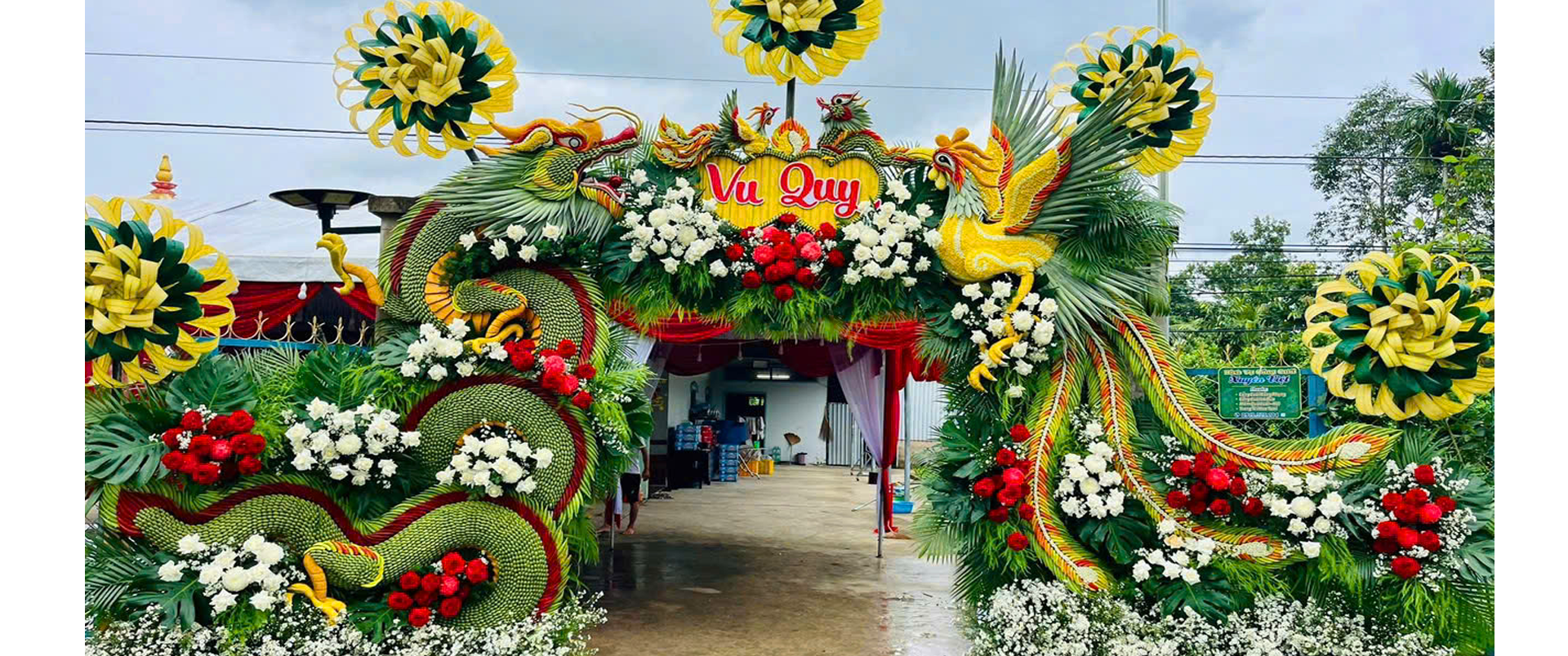 CỔNG CƯỚI RỒNG PHỤNG ĐẸP
