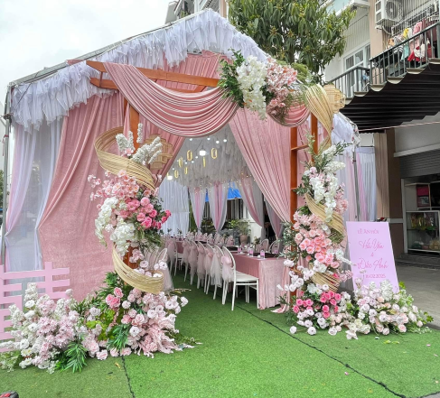 TỔNG HỢP MẪU CỔNG CƯỚI ĐẸP BA TRI