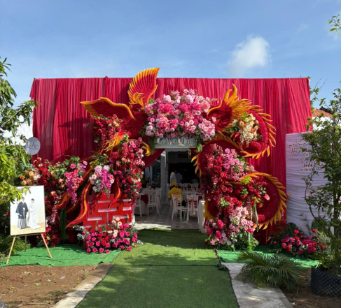 Trang trí tiệc cưới trọn gói Ba Tri 2/8/2025