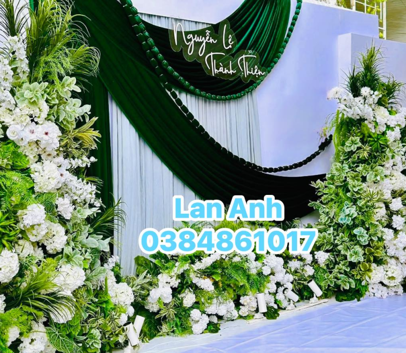 TRANG TRÍ BACKROP CƯỚI BA TRI