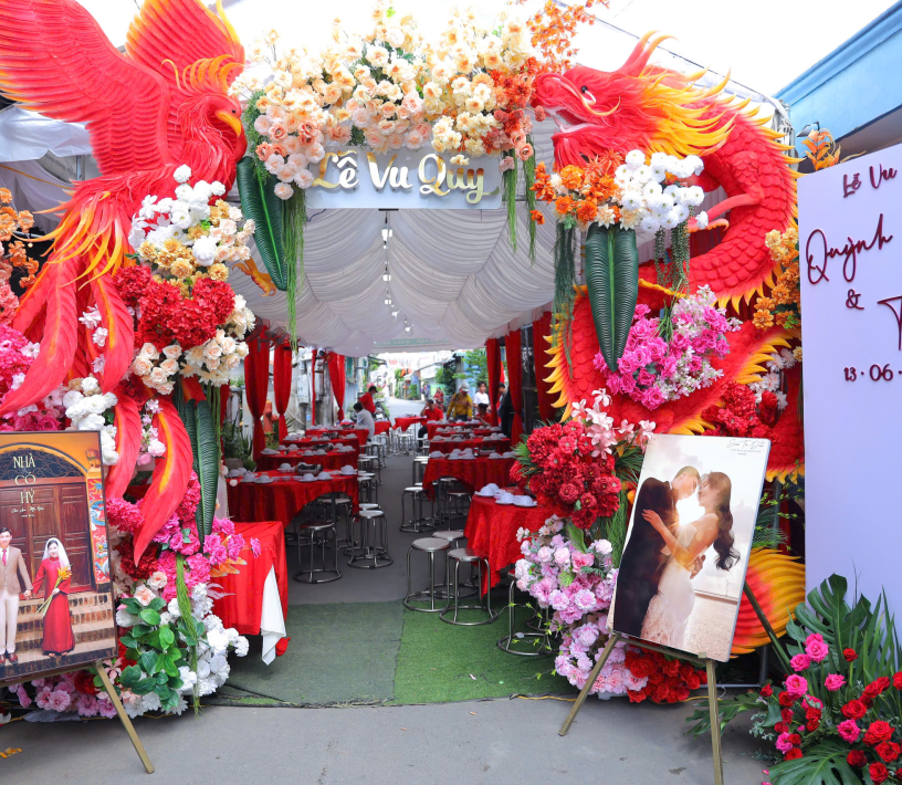 Cổng cưới Long Phụng Lan Anh