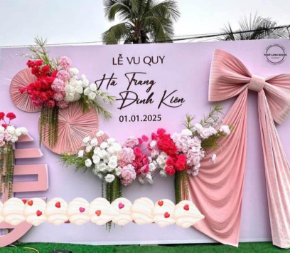 MẪU BACKDROP CƯỚI BA TRI