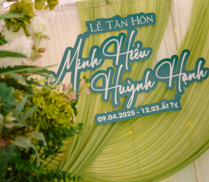 BACKDROP CHỤP ẢNH CƯỚI ĐẸP BA TRI