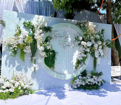 MẪU BACKDROP TRANG TRÍ CƯỚI BA TRI