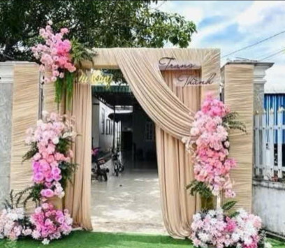 MẪU CỔNG HOA BA TRI