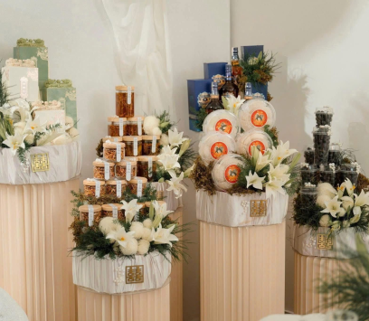 NHẬN ĐẶT MÂM QUẢ CƯỚI BA TRI
