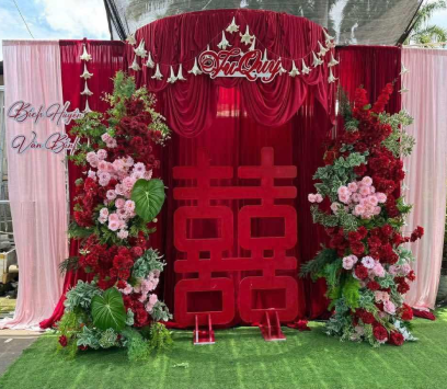 MẪU BACKDROP MỚI TONE ĐỎ 
