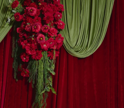 TRANG TRÍ TIỆC CƯỚI BA TRI - TONE ĐỎ