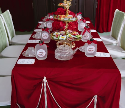 TRANG TRÍ TIỆC CƯỚI BA TRI - TONE ĐỎ