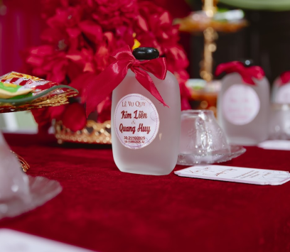 TRANG TRÍ TIỆC CƯỚI BA TRI - TONE ĐỎ