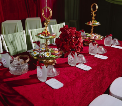 TRANG TRÍ TIỆC CƯỚI BA TRI - TONE ĐỎ