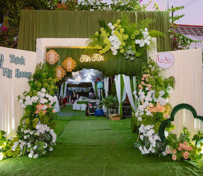 TRANG TRÍ TIỆC CƯỚI BA TRI TRỌN GÓI