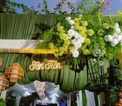 CỔNG HOA TƯƠI ĐẸP - TRANG TRÍ CƯỚI BA TRI