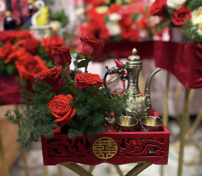 MÂM QUẢ CƯỚI HỎI BA TRI