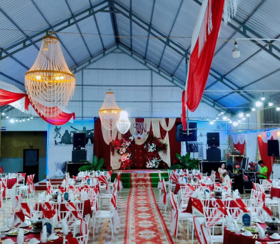 TRÓN GÓI CƯỚI TONE ĐỎ - TRANG TRÍ CƯỚI ĐẸP BA TRI