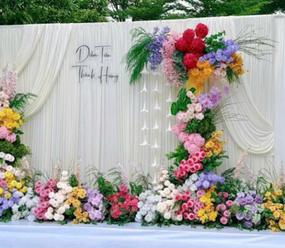 BACKDROP CHỤP ẢNH CƯỚI ĐẸP 