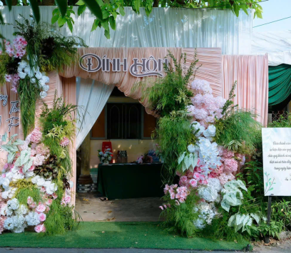 TRANG TRÍ CỔNG HOA ĐẸP