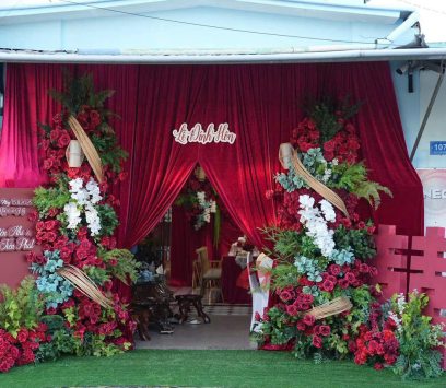 CỔNG CƯỚI ĐẸP LAN ANH BA TRI