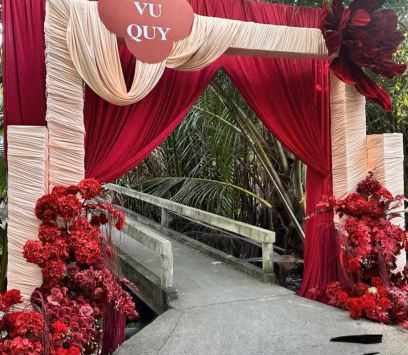 TRANG TRÍ CỔNG HOA VU QUY