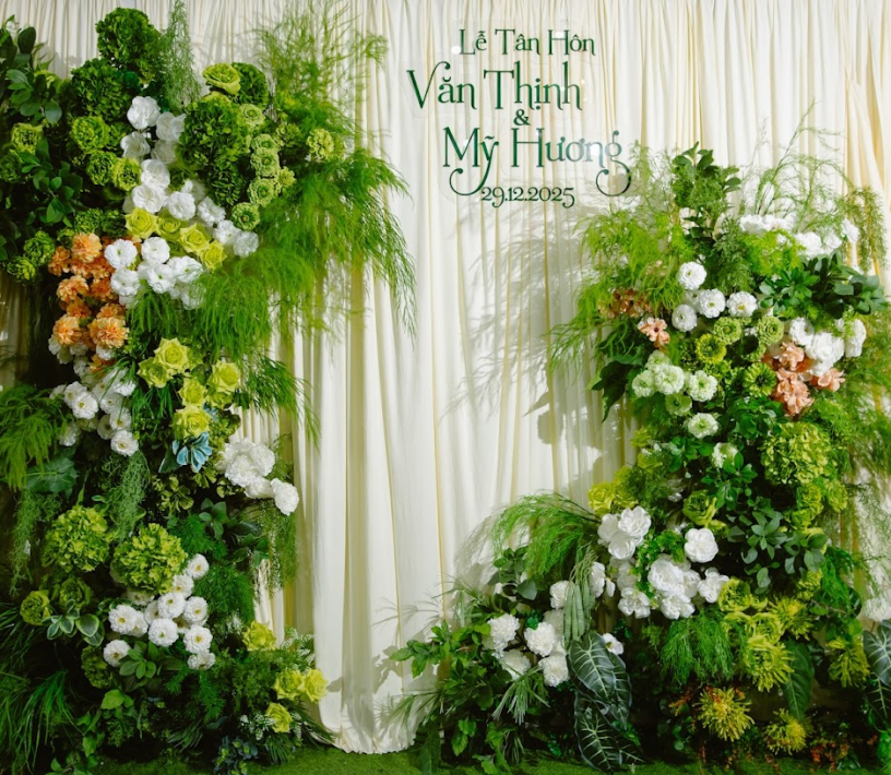 MẪU BACKDROP MỚI TONE XANH