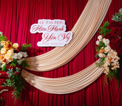 DECOR GIA TIÊN TONE ĐỎ TRUYỀN THỐNG