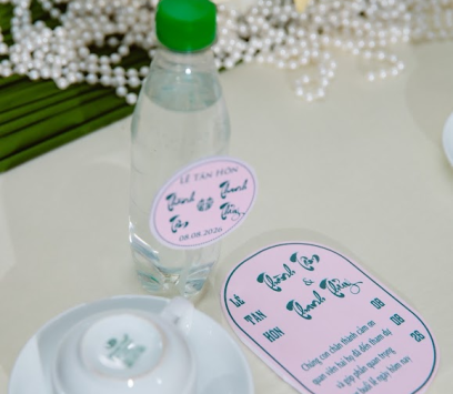TRANG TRÍ GIA TIÊN TONE XANH HỒNG