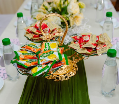 TRANG TRÍ GIA TIÊN TONE XANH HỒNG