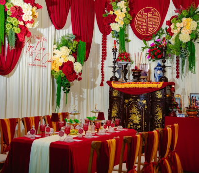 GIA TIÊN TONE ĐỎ SANG TRỌNG