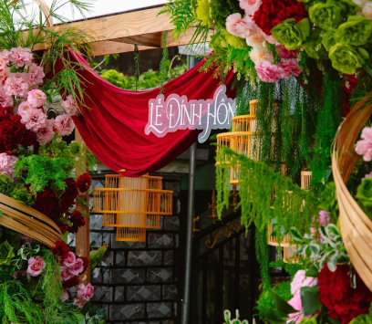 MẪU CỔNG HOA LỤA ĐẸP