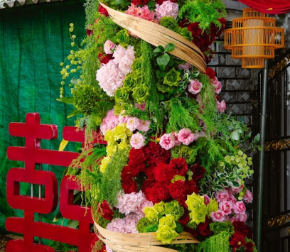 MẪU CỔNG HOA LỤA ĐẸP