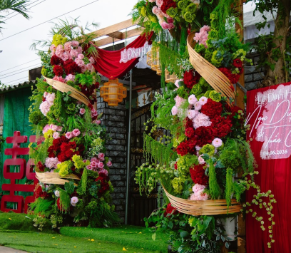 MẪU CỔNG HOA LỤA ĐẸP