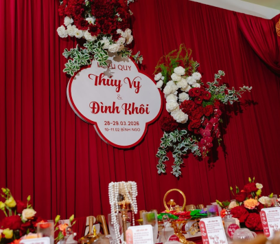 TRANG TRÍ CƯỚI TRỌN GÓI BẾN TRE - TIỆC CƯỚI LAN ANH