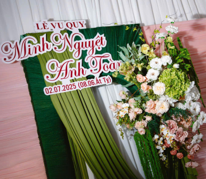 COMBO TIỆC CƯỚI TONE XANH HIỆN ĐẠI