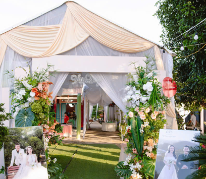 COMBO TIỆC CƯỚI TONE XANH HIỆN ĐẠI