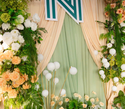 COMBO TIỆC CƯỚI TONE XANH HIỆN ĐẠI